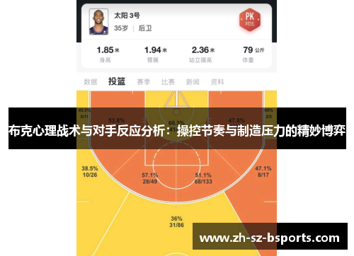 布克心理战术与对手反应分析：操控节奏与制造压力的精妙博弈