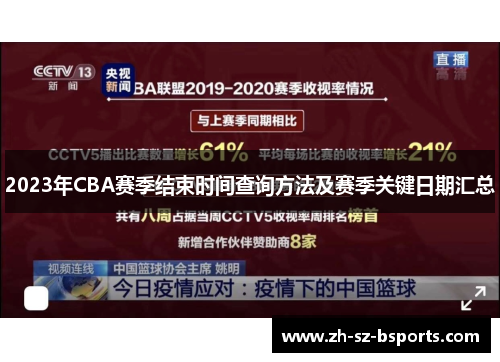 2023年CBA赛季结束时间查询方法及赛季关键日期汇总
