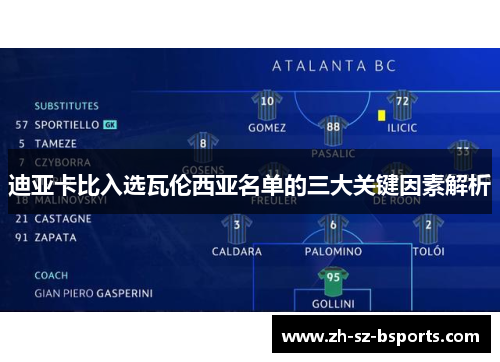 迪亚卡比入选瓦伦西亚名单的三大关键因素解析