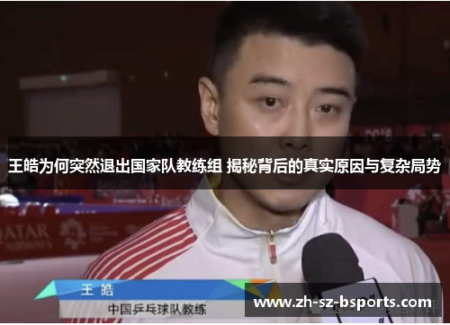 王皓为何突然退出国家队教练组 揭秘背后的真实原因与复杂局势